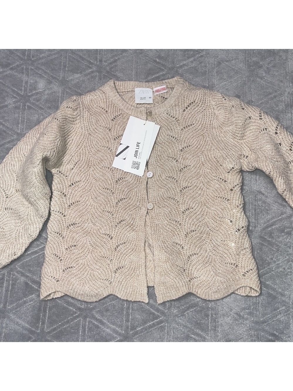 OPEN KNIT CARDIGAN - Picture 2 of 4